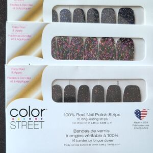 Color Street Multicolor Confetti Nail Strips